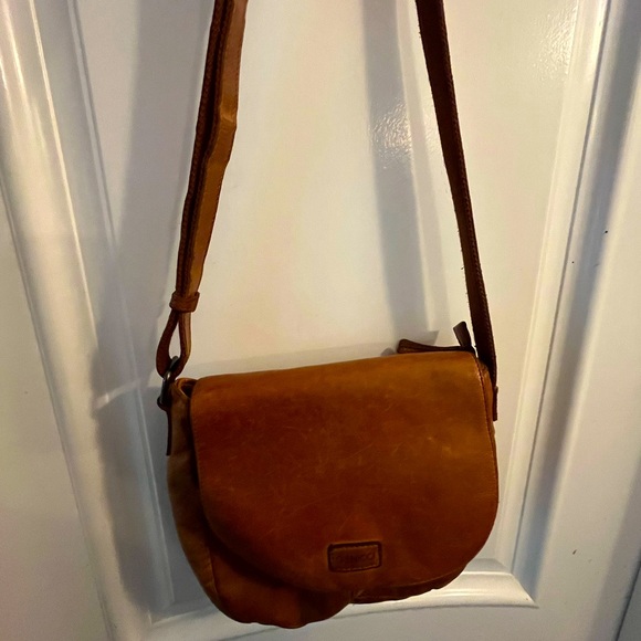 Genicci Bags Brown Leather Crossbody Bag Poshmark